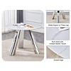 Okak 42" Round Dining Table 42" with Marble Top Stainless Steel Legs Kitchen Table for Living Room, Dining Room - 4 of 4