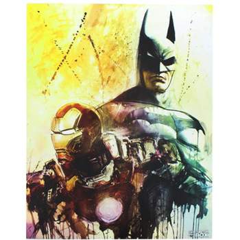 Toynk Batman & Iron Man Limited Edition 8x10 Inch Art Print by Rob Prior