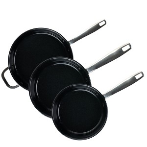 Maestro 3-Piece Nonstick Stainless Steel Frying Pan Set - 1 of 1
