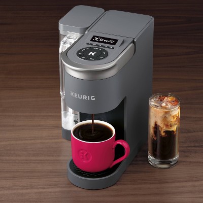 Gray Smart Single Serve Coffee Maker with WiFi Compatibility