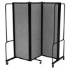 Hampden Furnishings Otis Collection Portable 3 Panel Room Divider - 3 of 4