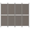 vidaXL 4-Panel Room Divider Anthracite 78.7"x86.6" Fabric - 3 of 4