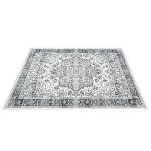 COZONY Vintage Washable Area Rug, Non-Slip Low Pile Boho Carpet for Living Room and Bedroom - 1 of 4