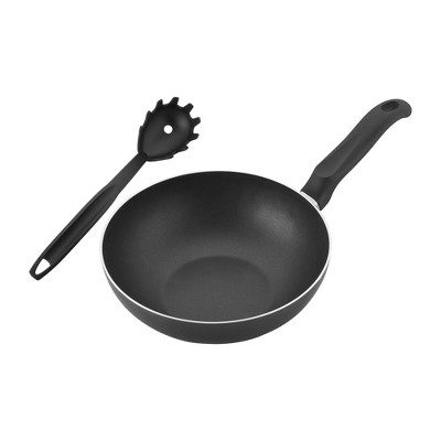 Tasty 5.75 inch Non-Stick Aluminum Mini Fry Pan with Silicone Spatula, 2 Piece