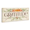 Stupell Industries Seasonal Gratitude Floral Leaves Canvas Art, 40" x 17" - 2 of 4