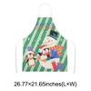Unique Bargains Christmas Aprons Christmas Snowman Linen 21.65"x26.77" 1 Pcs - 3 of 4