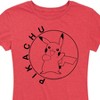 Women's - Pokémon - Pikachu Circle Short Sleeve Graphic T-Shirt - 2 of 4