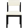 Meridian Furniture,Roundhill Vegan Leather Upholstered Dining Chair, Set of 2 - 4 of 4