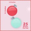 Post-it 2pk Jingle Notes Ornament 1.9"x2.1" Holiday Sticky Note Pads 25 Sheets Each - 2 of 4
