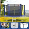 HFYee 8/10/14FT Safety-Enclosed Kids Trampoline Indoor/Outdoor Bounce Mat for Different Ages - 3 of 4
