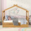 Okak Twin/Full Size House Bed Frame with 2 Storage Drawers,Solid Wood Platform Bed for Kids Room,Bedroom - 2 of 4