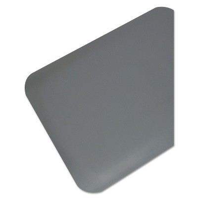 Photo 1 of 3'x5' Rectangle Solid Floor Mat Gray - Guardian