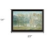 HomeRoots Peaceful Tree Line Black Framed Print Wall Art - 3 of 4