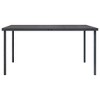 vidaXL Outdoor Dining Table Anthracite Glass, Powder-Coated Steel - 2 of 4