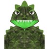 Sleep On It Boys Zip-Up Hooded Sleeper Pajama with Built Up 3D Character Hood - 2 of 4
