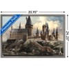 Trends International The Wizarding World: Harry Potter - Hogwarts at Sunrise Framed Wall Poster Prints - 3 of 4