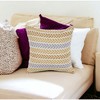 Set of Four 18" X 18"  Beach Chevron Cotton Zippered Pillow - 2 of 4