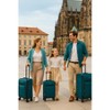 World Traveler Dejuno Jasper 3-Piece Lightweight Expandable Spinner Luggage Set - 2 of 3