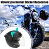 Unique Bargains TPU Motorcycle Helmet Decoration Cat Ear Style Stick Accessories 2 Pcs - 2 of 4