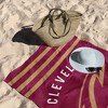 Cleveland Cavaliers NBA Stripes Beach Towel 30 x 60 inches - 3 of 4