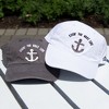 Pavilion Gift Company - Livin' The Boat Life - Dark Gray Adjustable Hat - Hats - 4 of 4