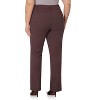 Rekucci Curvy Woman Ease into Comfort Bootcut Pants with Zipper Pockets – Pull-On Dress Work Pants - 3 of 3