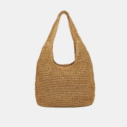 Round straw purse online target