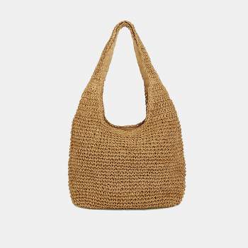 Women's Crochet Straw Shoulder Bag - Cupshe