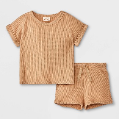 Baby Waffle Top & Bottom Set - Cat & Jack™