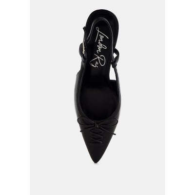 Danvers Kitten Heel Pointy Slingbacks - image 4