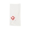 Saro Lifestyle Ocean Treasures Embroidered Lobster Napkin (Set of 6), White, 20"x20" - 2 of 4
