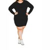 Women's Long Sleeve Aztec Back Zip Dress - 2FlyCo - 4 of 4