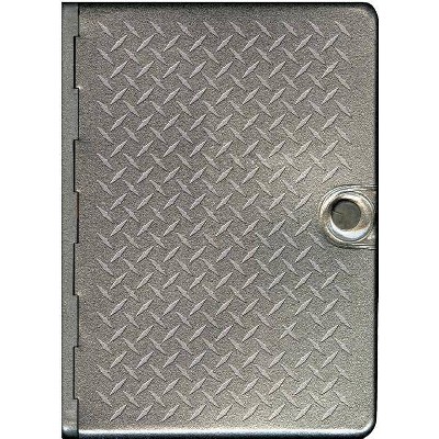 Metal Bible-NLT-Metal Diamond Plate - (Hardcover)