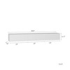 Sapphtopaz Wall Mounted Floating TV Stand for TVs Up to 70" with LED Entertainment Center with Storage Cabinets for Living Room - 3 of 4