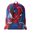 Marvel Spiderman Boy's 4-Piece School Backpack with Lunch Bag Set, Red/Blue - 3 of 4