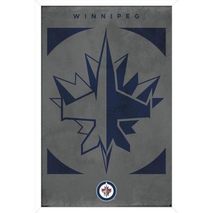 Trends International NHL Winnipeg Jets - Logo 25 Framed Wall Poster Prints - 1 of 4