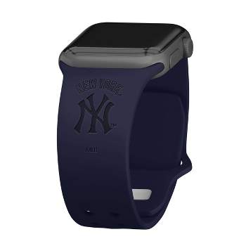 MLB New York Yankees Wordmark Engraved Apple Watch Band