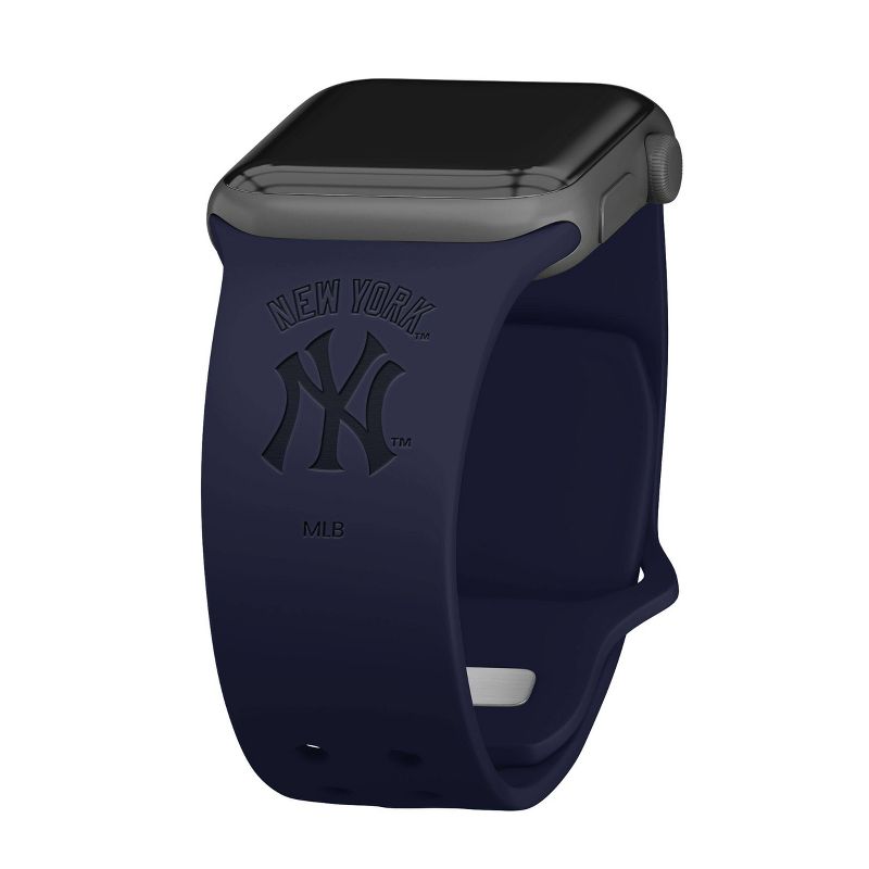 MLB New York Yankees Wordmark Engraved Apple Watch Band, 1 of 4