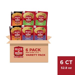 Rice-A-Roni Heat & Eat 3 Flavor Variety Rice - 6pk - 1 of 2