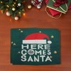 Unique Bargains Christmas Place Mats Linen Brown Green 13"x17.7" 2 Pcs - 2 of 4