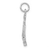 Black Bow Jewelry 14k White Gold Scales of Justice Charm - 2 of 4
