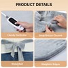Large Weighted Electric Heating Pad for Back, Neck & Shoulders – Fast Heating, 4 Temperature Settings, Auto Shut-Off - 4 of 4