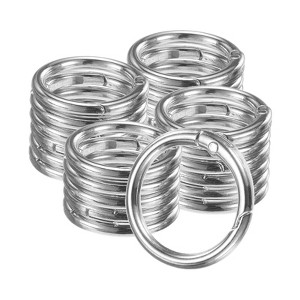 Unique Bargains Metal Spring O Rings Zinc Alloy Durable Multipurpose Lightweight Buckle - 1 of 4