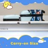 Infans 2PC Kids Carry On Luggage Set 12" Backpack and 16" Rolling Suitcase for Travel - 4 of 4