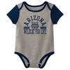 NCAA Arizona Wildcats Infant Boys' 3pk Bodysuit - 2 of 4