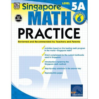 Math Practice, Grade 6 - (Singapore Math Practice) (Paperback)