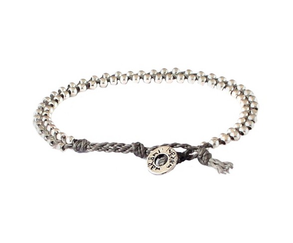 Women's Wakami&#174; Bracelet Single Beaded - Gray (7.5")