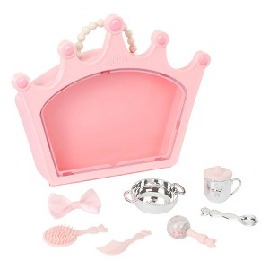 BABY Born Princess Essentials Set with Carrying Case 14-17" Baby Doll Accessories - 8pc - 1 of 4