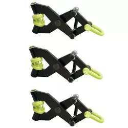 Brush Grubber BG-01 Original Brush Grubber Root Puller Gardening Weed Puller Tool for Clearing Brush & Small Tree Stumps w/ Gripping Teeth (3 Pack)