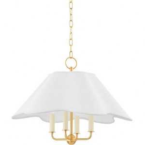 Mitzi Rosanna 4 - Light Pendant in  Aged Brass - 1 of 1